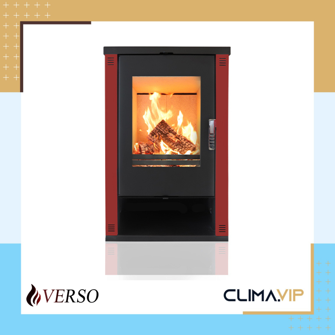 Камина на твърдо гориво Verso Theia, 9kW