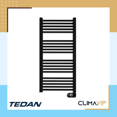 Eлектрическа лира за баня Tedan NOOR Black 750W