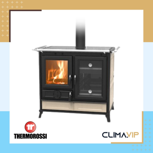 Готварска печка на дърва Thermorossi Margherita Evo, 12.1 kW, А+