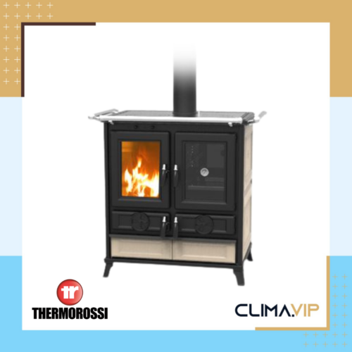 Готварска печка на дърва Thermorossi Klaretta, VIOLETTA, 8.2 kW, A+
