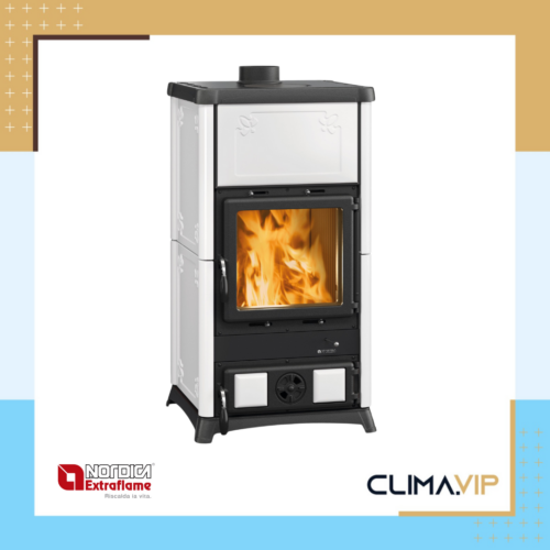 Печка на дърва с керамична облицовка La Nordica Fedora, 9.6 kW, A+