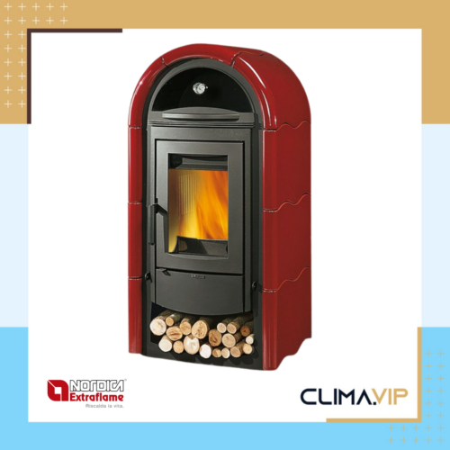 Печка на дърва La Nordica STEFANY FORNO BII, 12.5 kW, A+