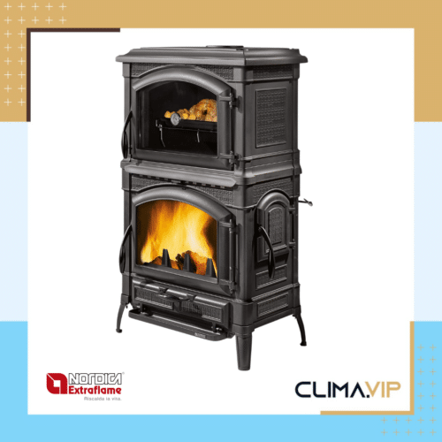 Чугунена печка на дърва La Nordica Extraflame ISOTTA FORNO EVO, 11 kW, А+