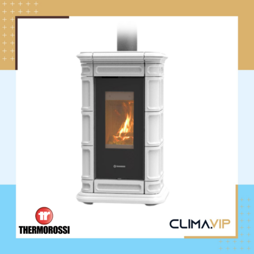 Чугунена печка на дърва Thermorossi Saint Moritz Wood, 10.8kW, А+