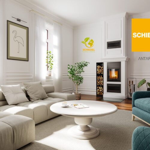 Камина на дърва за вграждане Schiedel Antares Screen, Mini E, 5kW, A+++