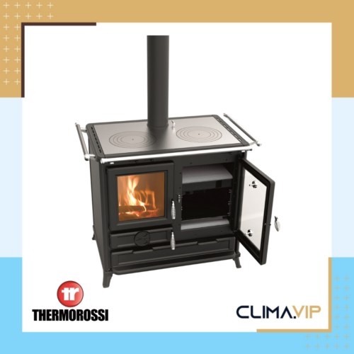 Готварска печка на дърва Thermorossi Margot Evo, 12.1 kW, А+