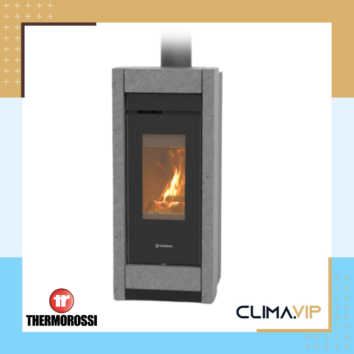 Чугунена печка на дърва Thermorossi Essenza Wood Stone, 9.8kW, А+