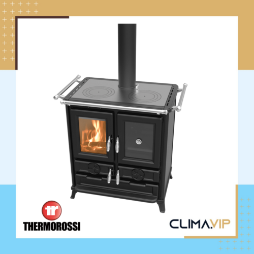Готварска печка на дърва Thermorossi Klaretta, 8.2kW, A+