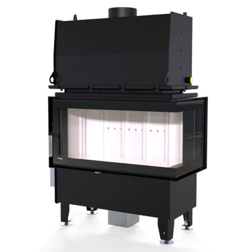 Ъглова камина Riva ME BP/BL SHORT – 22.8kW