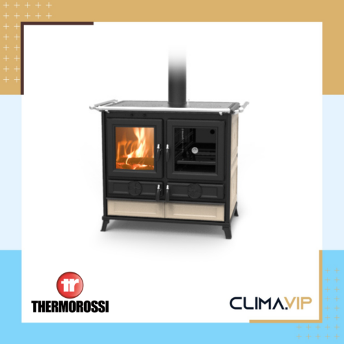 Готварска печка на дърва Thermorossi Viola Evo, 12.1 kW, А+
