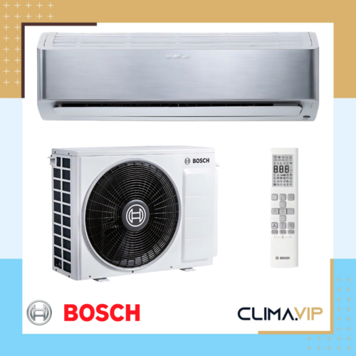 Инверторен климатик Bosch CLC8001i-W25ES/CLC8001i-25E Climate 8000i STAINLESS STEEL, 9000 BTU, Клас A+++