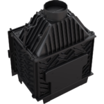 Камина на дърва за вграждане Kratki Zuzia Eco, 12.0 kW, А+