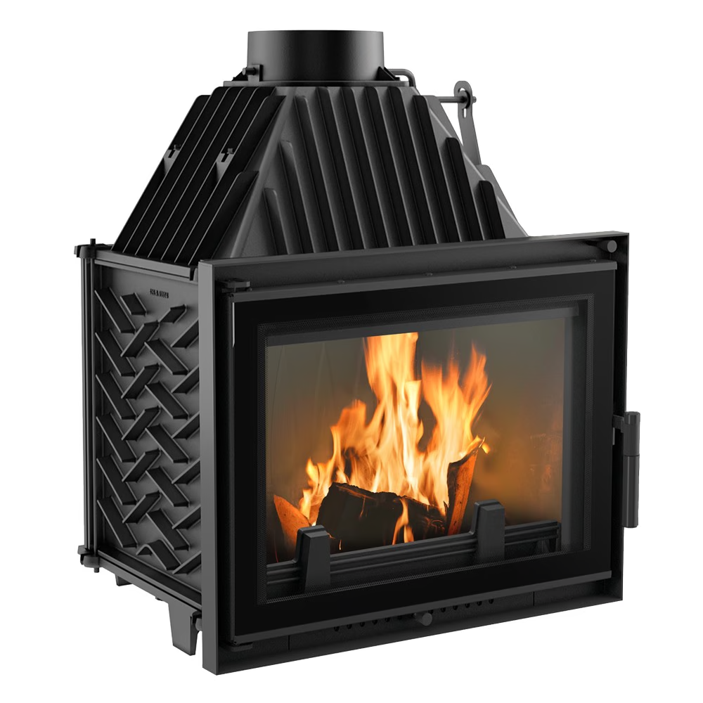 Камина на дърва за вграждане Kratki Zuzia Eco, 12.0 kW, А+