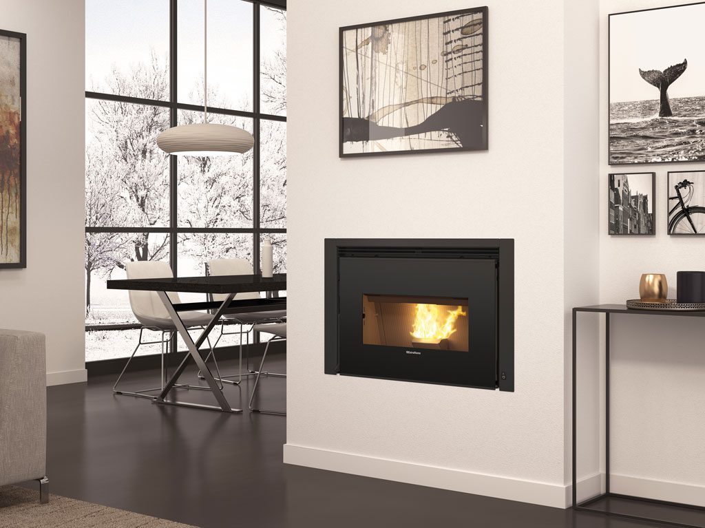 Пелетна камина за вграждане Comfort P85 Plus, 13.1 kW, А++