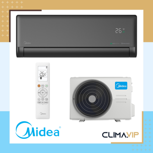 Инверторен климатик с изкуствен интелект Midea Solstice EZB-09RD6-I/EZ-09RD6H-O, 9 000 BTU, Клас А+++