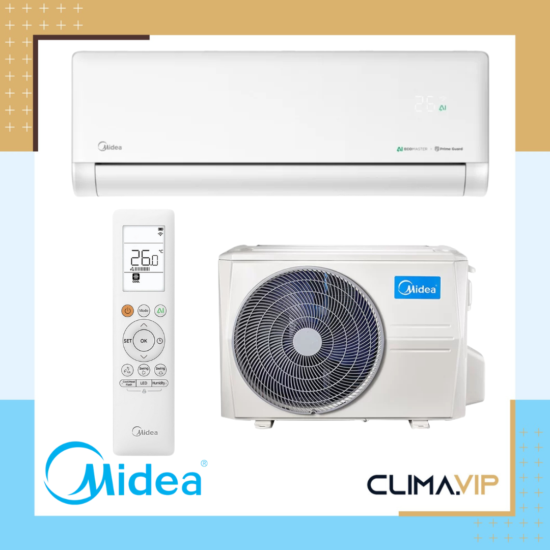 Инверторен климатик с изкуствен интелект Midea Solstice EZ-09RD6-I, 9 000 BTU, Клас А+++