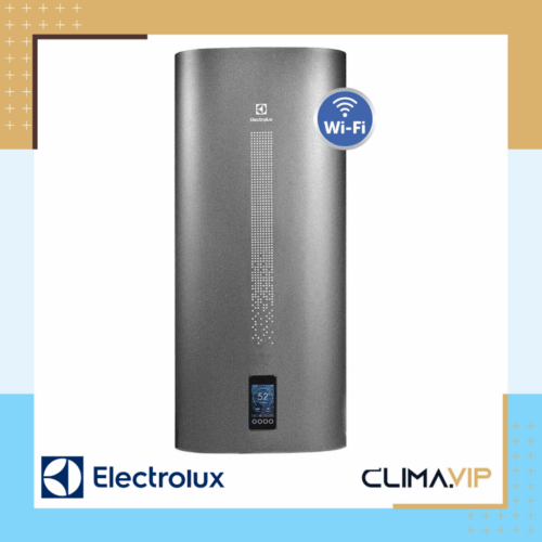 Електрически бойлер с инверторно управление Electrolux EWH 80 SI SE, 65 литра, 2000W, сух нагревател, Wi-Fi, мултипозиционен, сив