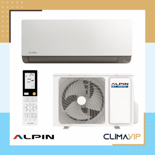 Хиперинверторен климатик Alpin Hyper Max ASW-25HEN, Wi-Fi, 9000 BTU, Клас А+++