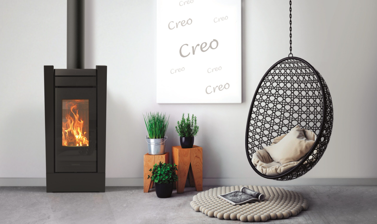 Чугунена печка на дърва Thermorossi Creo – 10.1 kW