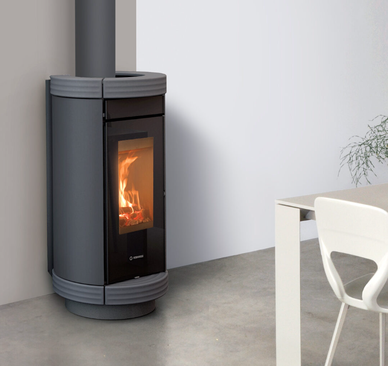 Чугунена печка на дърва Thermorossi Dorica Wood Metalcolor – 10.1kW