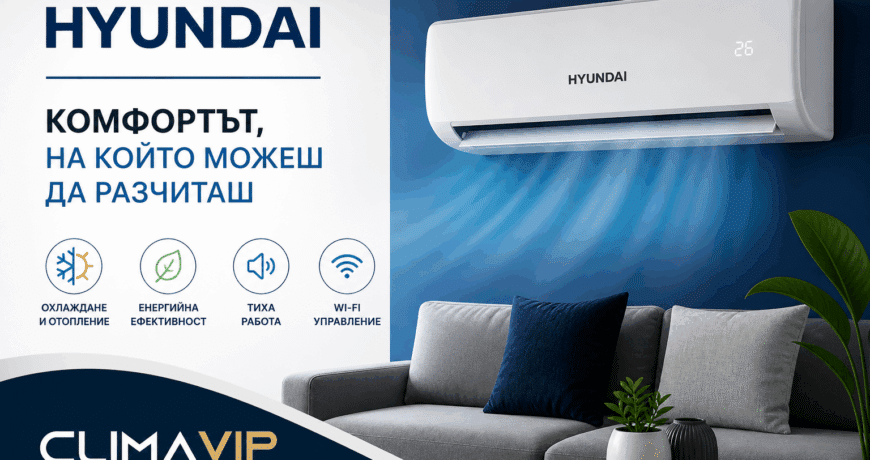 5 причини да изберете климатик HYUNDAI за дома си