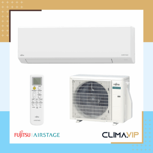 Инверторен стенен климатик Fujitsu Airstage ASEH12KLTBL/ AOEH12KLTA, 12 000 BTU, Клас A++