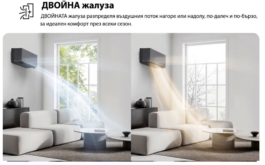 Инверторен климатик LG AA12SP.NS1/U18 AI Artcool Mirror, Wi-Fi ,12 000 BTU , Клас A+++