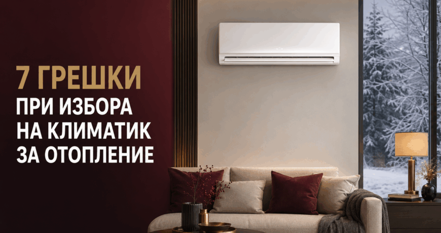 7 грешки при избора на климатик за отопление, които могат да увеличат сметките ви