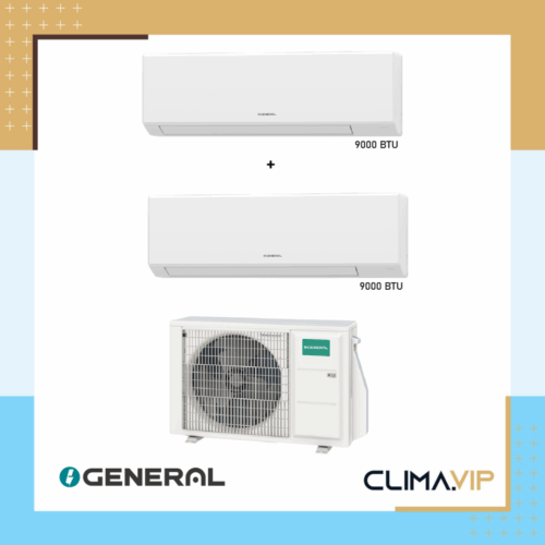 Инверторен климатик мултисплит Fujitsu General AOHH14KACB2 + 2 x ASHH09KLTBL, Wi-Fi, Клас А++